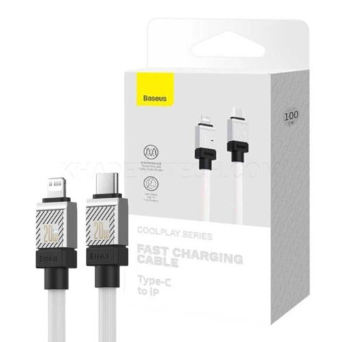 کابل آیفون بیسوس مدل BASEUS CAKW000002 PD سفید
